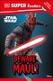 "BESWARE MAUL!", "Star Wars", "DK SUPER Readers". Illustration: Eine Figur mit rotem Gesicht und Lichtschwert.