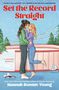„Set the Record Straight“, „A Holiday Novella“, „Hannah Bonam-Young“. Zwei Frauen küssen sich vor winterlicher Kulisse., Buch