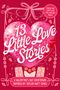 Text: "13 Little Love Stories", "A Valentine's Day Countdown inspired by Taylor Swift songs". Illustration: Pink Herz und Schleifen.