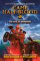 "COVER NOT FINAL. CAMP HALF-BLOOD: THE RITE OF APHRODITE, Book 2. Autoren: Rick Riordan und Kyle Lukoff. Blauer Hintergrund.", Buch
