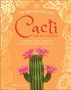 „An Anthology of Cacti and Succulents.“ Illustration mit einem blühenden Kaktus vor orangefarbenem Hintergrund.