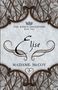 "The King's Daughters, Book Two: Elise, MADAME McCOY." Filigrane, verzweigte Ornamente, natürliche Holzfarben.