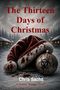 "The Thirteen Days of Christmas" und "Chris Sachs" stehen über einer blutbefleckten Mütze und Kugel mit Biohazard-Symbol., Buch