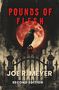 POUNDS OF FLESH, Joe R. Meyer, Second Edition. Illustration: Rabe auf einem Tor vor einem blutroten Vollmond., Buch