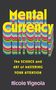 "**Mental Currency**. The SCIENCE and ART of MASTERING YOUR ATTENTION. Nicole Vignola." Bunte, gestapelte Schrift auf dunklem Hintergrund., Buch