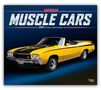 Browntrout Publishers: American Muscle Cars - Amerikanische Muskel-Autos 2026 - 16-Monatskalender im Deluxe-Format, Kalender, Kalender