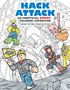 "Hack Attack: An unofficial Roblox coloring adventure. Choose your path. Color your story." Illustration mit Spielfiguren., Buch