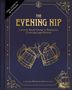 "Critical Role", "THE EVENING NIP", "Cassandra Reeder and Martin Cahill". Zwei Bierkrüge in Gold stoßen an, goldene Verzierungen., Buch