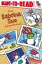 Texte: "READY TO READ", "Five Sabrina Sue Adventures!". Illustration von Huhn in verschiedenen Abenteuerszenen., Buch