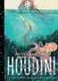 „An Octopus Named HOUDINI“. Eine Illustration zeigt ein Mädchen, das ins Wasser greift, zu einem Oktopus., Buch