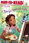 "A Fairy's Special Gift", "READY TO READ", "FAIRIES WELCOME". Kind malt, umgeben von Feen und Schmetterlingen., Buch