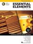 "Essential Elements for Band", ein Lehrbuch mit Xylophon links und Trommel rechts, mit Bonus-Lieder online., Buch