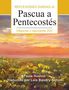 "REFLEXIONES DIARIAS de Pascua a Pentecostés. Alegres y regocíjense 2027. Paula Huston. Übersetzung von Luis Baudry-Simón." Eine malerische Landschaft mit bunten Feldern und farbigem Himmel., Buch