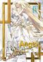 DN Angel New Edition. Eine Illustration zeigt eine Person mit langen, blonden Haaren und luxuriöser Kleidung, umrahmt von goldenen Rahmen.