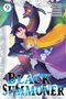 Text: "9", "Manga: Gin Ammo", "Original Work: Doufu Mayoi", "Character Design: Kurogin (Digs)", "Black Summoner". Illustration: Zwei Figuren vor einem Drachen., Buch