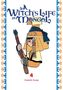 Titel auf Japanisch, darunter "A Witch's Life in Mongol". Illustration einer Figur in traditionellen Kleidern., Buch