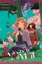 Text: "Ayakashi à la Mode", "Original Story and Cover Art by Yasuda Gensho", "Story by Ballad Kitaguni", "Art by Nyum".
Es zeigt fröhliche Anime-Charaktere vor einem blühenden Kirschbaum., Buch