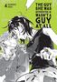 Text: "The guy she was interested in wasn't a guy at all." Zwei stilisierte Figuren in enger Interaktion. Manga-Stil., Buch