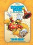 "Donald Duck Greatest Comics Collection: 'Big-Top Bedlam' and Other Tales of Visual Duckvolution." Eine dynamische Comic-Illustration von Donald Duck im Zirkuskostüm., Buch
