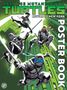 "Teenage Mutant Ninja Turtles: Return to New York, Poster Book." Vier Turtles mit Waffen springen durch eine grüne Stadt., Buch