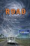 ROAD. A Collection of Stories by Tom Lyons. Ein Wohnmobil fährt auf einer Straße Richtung Florida und ein Wirbelsturm nähert sich., Buch