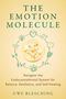Text: "THE EMOTION MOLECULE. Navigate the Endocannabinoid System for Balance, Resilience, and Self-Healing. UWE BLESCHING." Gezeichnete Symbole um eine Molekül-Illustration., Buch