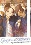 „Senpai is an Otokonoko: My Crossdressing Classmate“. Zwei lächelnde Schüler in blauen Schuluniformen halten sich fest., Buch