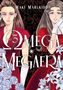 "Vol. 3 Omega Megaera" zeigt zwei Frauen in eleganten roten Kleidern vor einem dekorativen Hintergrund mit weißen Blumen., Buch