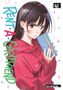 „Rent-A-Girlfriend Volume 41“, Illustration eines Mädchens in rotem Hoodie mit blauem Buch., Buch