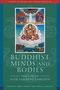 Text: "Buddhist Minds and Bodies: Essays in Honor of José Ignacio Cabezón."

Illustration: Buddhistische Figuren auf Wolken, in farbenfrohem Stil., Buch