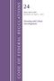 24, Parts 500 to 699, Housing and Urban Development, Revised April 1, 2025; lilafarbene vertikale Streifen links.