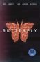 Texte: "BUTTERFLY", "Now an Original Series prime". Eine rote Schmetterlingsform aus Waffen, auf dunklem Hintergrund.
