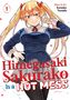 "Himegasaki Sakurako is a HOT MESS." Junge Frau in Schuluniform, mit langen blonden Zöpfen und einem selbstbewussten Lächeln., Buch