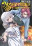 Text: "Mysterious Disappearances 7." Zwei Anime-Charaktere, eine mit weißen und eine mit rötlichen Haaren, in intensiver Szene., Buch
