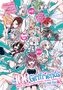 Comic-Cover mit buntem Design. Text: "WE REALLY, REALLY LOVE YOU! The 100 Girlfriends Who Really, Really, Really, REALLY Love You"., Buch