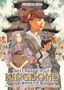 "Fuyumi Ono. The Twelve Kingdoms. Book Five. A Thousand Miles of Wind, the Sky at Dawn: Part 1." Drei Personen vor einem Palast., Buch