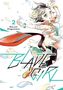Nummer 2, Narumi Shigematsu, Blade Girl. Illustration eines freudig springenden Mädchens mit bunt gefärbt fallenden Blättern., Buch
