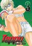 "Teppu", "Moare Ohta", "3". Anime-Figur in Sportkleidung mit Boxhandschuhen tritt dynamisch vor grünem Hintergrund., Buch