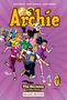 "Archie: The Decision & Other Stories. Deluxe Edition" oben. Comic-Stil, lachender Junge in blauer R-Shirt, springt fröhlich., Buch
