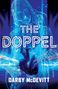 „THE DOPPEL“ und „A Novel“ in Weiß auf orangefarbenem Hintergrund, darunter „Darby McDevitt“ und ein Buchverlag-Logo., Buch