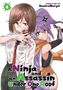 Titel: "A Ninja and an Assassin Under One Roof". Zwei animierte Figuren mit entschlossenen Gesichtsausdrücken., Buch