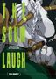 "The Scum Laugh" steht in grüner Schrift, darunter "Story and Art by Atatakairo" und "(Volume 2)". Ein gehörntes Wesen raucht eine Zigarre., Buch