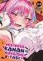 "Mistress Kanan is Devilishly Easy", 3-4, Story & Art: nonco. Illustration einer Frau mit pink-blauem Haar und ausdrucksstarkem Gesicht., Buch
