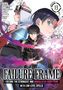 "FAILURE FRAME" Manga Band 13 Titel. Illustration mit zwei Charakteren und magischen Effekten in lebhaften Farben., Buch