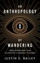 „AN ANTHROPOLOGY OF WANDERING: How Adventure Can Alleviate a Fearful Culture“ von Justin S. Bailey. Ein Auge mit Strahlen.