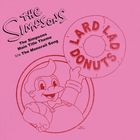 "The Simpsons, Main Title Theme, Lard Lad Donuts." Illustration eines fröhlichen Jungen, der einen großen Donut hält.