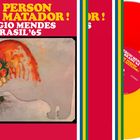 Das Cover zeigt den Text "IN PERSON AT EL MATADOR! SERGIO MENDES AND BRASIL '65" und eine bunte Schallplatte.