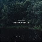 Text: "HOLY FAWN 'DEATH SPELLS'". Düstere Waldszene mit einem dunklen Teich im Vordergrund.