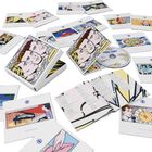 Texte: "TAKE THAT", "DREAM MAKERS", "BORN AGAIN!", "MASTERPIECE", "I'M STILL HERE". CD-Cover mit Pop-Art-Gesichtern.