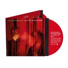 CD mit rotem Cover, Text: "Peter Gabriel In The Big Room" und Details zu Aufnahmeort und Datum.